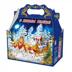 Сладкий новогодний подарок Ларец Морозко 1100 грамм премиум